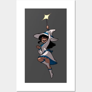 Spell Yeah Cute Witch (No Text) Posters and Art